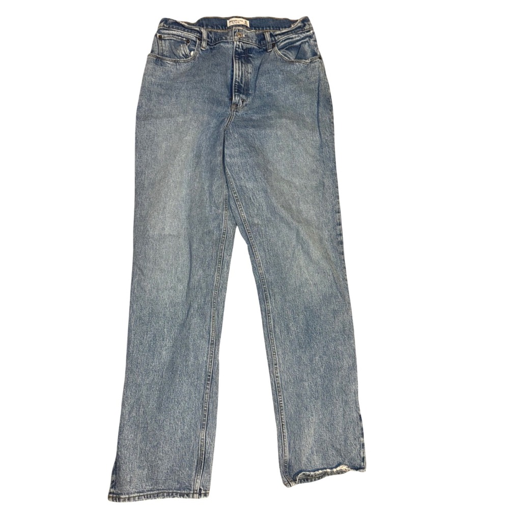 Abercrombie & Fitch The 90s Straight Ultra High Rise Jeans Women's Size 32/14‎